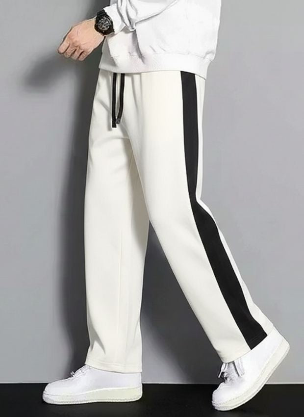 Urban Relaxed-Fit Side Panel White Track