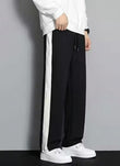 Urban Relaxed-Fit Side Panel Black Track