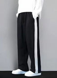 Urban Relaxed-Fit Side Panel Black Track