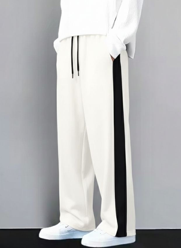 Urban Relaxed-Fit Side Panel White Track