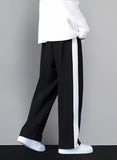 Urban Relaxed-Fit Side Panel Black Track