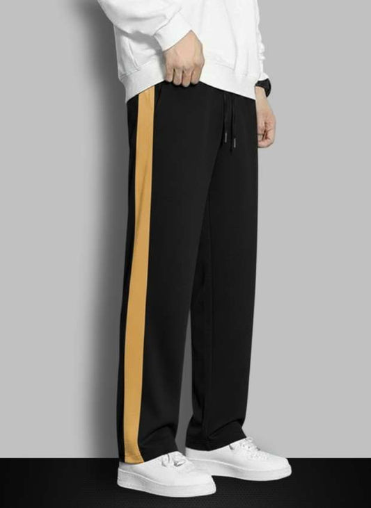 Urban Relaxed-Fit Side Panel Black-Cream  Track