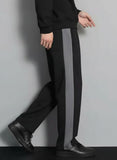Urban Relaxed-Fit Side Panel Black-Grey Track